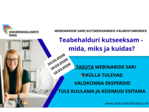 Kutseeksami-eelne webinarisari